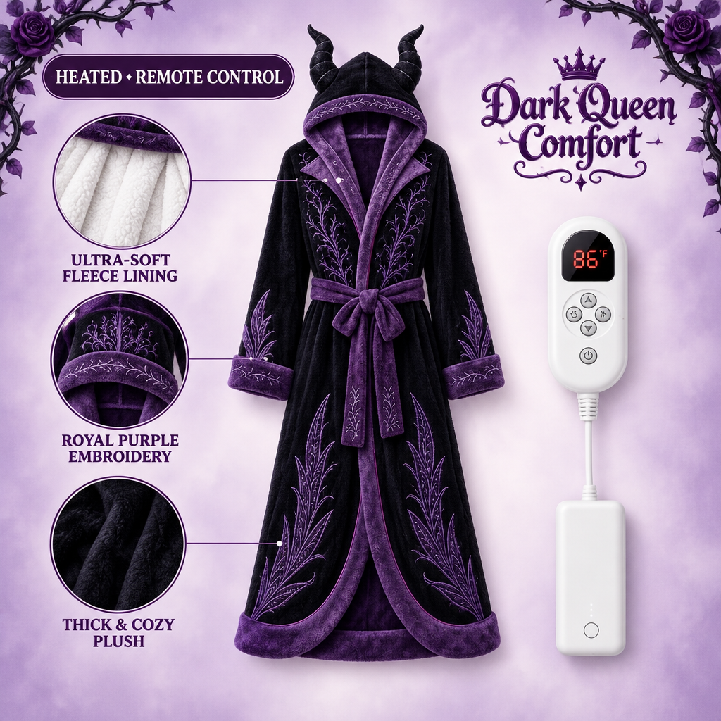 Dark Queen Comfort™ Heated Robe
